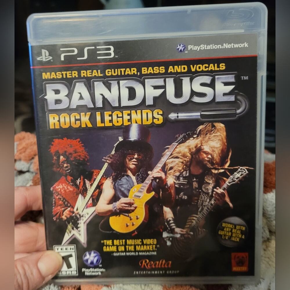 Sony Playstation 3 PS3 Bandfuse Rock Legends CIB Tested